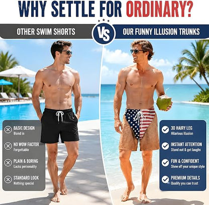 Patriot Cheeks Swim Trunks