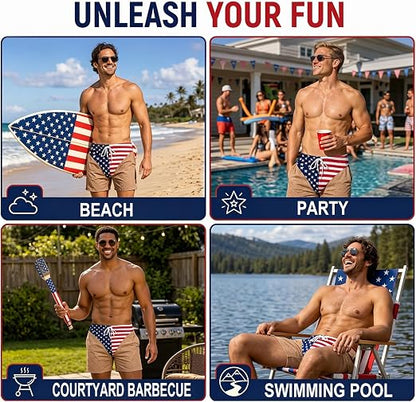 Patriot Cheeks Swim Trunks