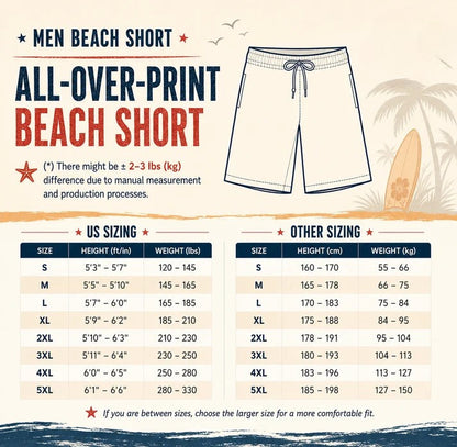 Patriot Cheeks Swim Trunks