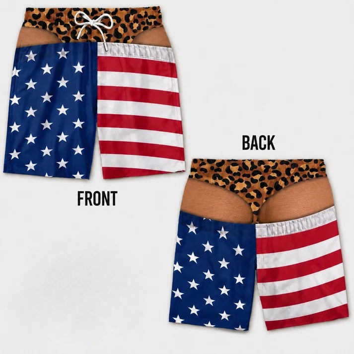 Patriot Cheeks Swim Trunks