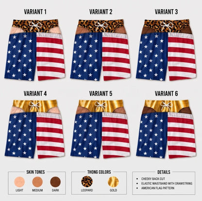 Patriot Cheeks Swim Trunks
